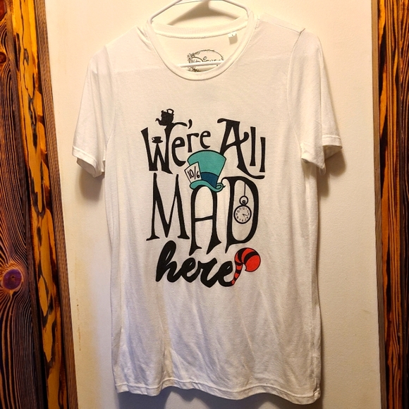 Disney Tee shirt (we're all mad here) - Picture 1 of 2